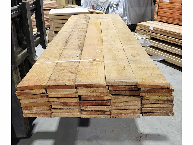 Hardhout planken 20 x 145mm 40 st./ 250cm - afbeelding 2 van  4