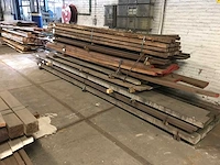 Hardhout planken en balken (98x) - afbeelding 2 van  5