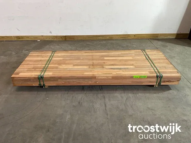 Hardhout regel 240x6x4 cm - afbeelding 1 van  8