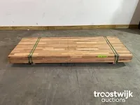 Hardhout regel 240x6x4 cm - afbeelding 1 van  8