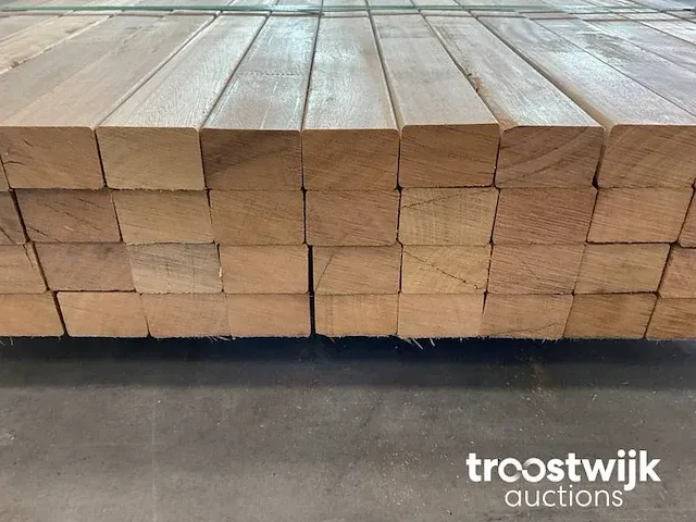 Hardhout regel 240x6x4 cm - afbeelding 3 van  8