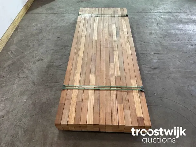 Hardhout regel 240x6x4 cm - afbeelding 4 van  8