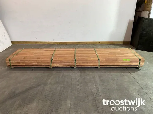 Hardhout regel 400x6.8x4.5 cm - afbeelding 1 van  8