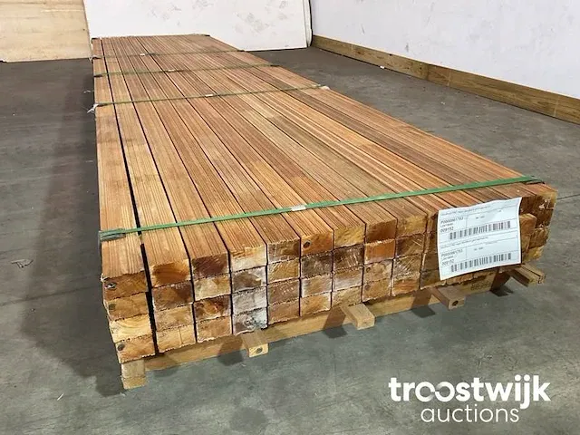 Hardhout regel 400x6.8x4.5 cm - afbeelding 2 van  8