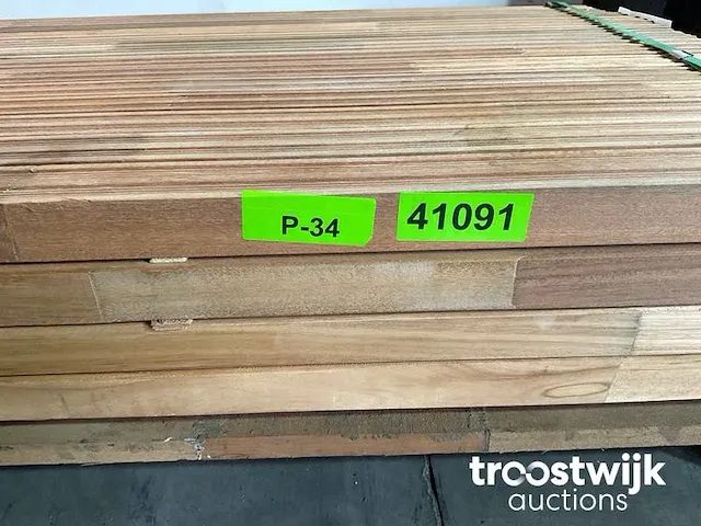 Hardhout regel 400x6.8x4.5 cm - afbeelding 8 van  8