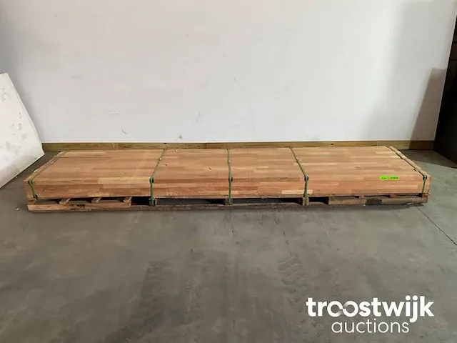Hardhout regel 430x6x4 cm - afbeelding 1 van  8