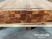 Hardhout regel 430x6x4 cm - afbeelding 3 van  8