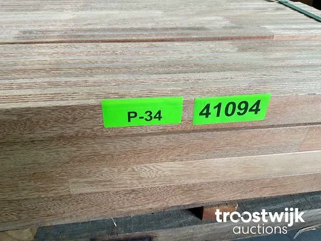 Hardhout regel 430x6x4 cm - afbeelding 8 van  8