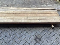 Hardhout sucupira - kd ovengedroogd 2500x980x100 mm - planken (35x) - afbeelding 6 van  9