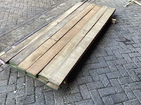 Hardhout sucupira - kd ovengedroogd 2500x980x100 mm - planken (35x) - afbeelding 7 van  9