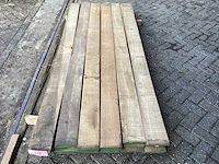 Hardhout sucupira - kd ovengedroogd 2500x980x100 mm - planken (35x) - afbeelding 8 van  9