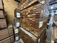 Hardhout tegelhout 1050x97x17mm (410x) - afbeelding 3 van  3