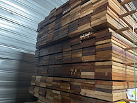 Hardhout tegelhout 550-1050x97x17mm (410x) - afbeelding 3 van  3