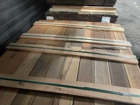 Hardhout tegelhout 550-1050x97x17mm (596x) - afbeelding 1 van  3