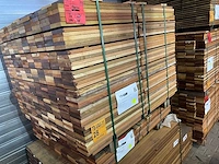 Hardhout tegelhout 550-1050x97x17mm (800x) - afbeelding 2 van  3