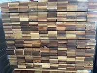 Hardhout tegelhout 550-1050x97x17mm (800x) - afbeelding 3 van  3