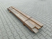 Hardhout vlonderplank (2150-2450x140x28mm) (10x) - afbeelding 2 van  3