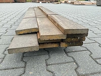 Hardhout vlonderplank (2150-2450x140x28mm) (10x) - afbeelding 3 van  3