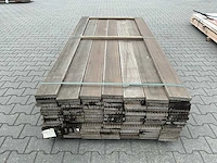 Hardhout vlonderplank (2150x145x28mm) (100x) - afbeelding 1 van  3