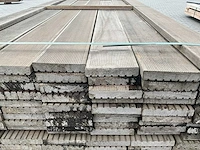 Hardhout vlonderplank (2150x145x28mm) (100x) - afbeelding 3 van  3