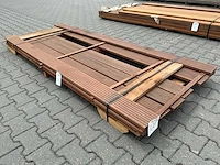 Hardhout vlonderplank (2450x145x25mm) (10x) - afbeelding 2 van  3