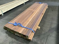 Hardhouten 300cm tuinpaal 65x65mm (26x) - afbeelding 2 van  3