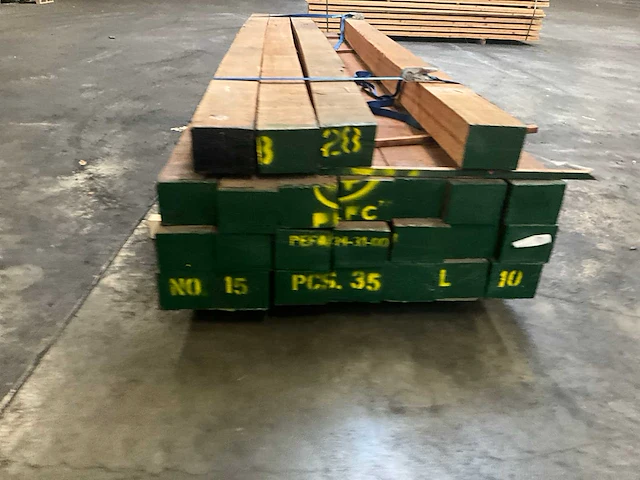 Hardhouten balken (25x) - afbeelding 4 van  6