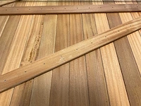 Hardhouten dubbele toegangspoort 300x180 cm - afbeelding 4 van  7
