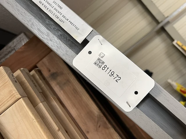Hardhouten enkele dichte deur, prestige - afbeelding 4 van  4