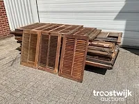 Hardhouten louvredeuren - afbeelding 1 van  7