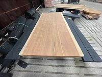 Hardhouten picknicktafel 2000mm - afbeelding 2 van  3