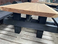 Hardhouten picknicktafel 2000mm - afbeelding 3 van  3