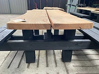 Hardhouten picknicktafel 2000mm - afbeelding 3 van  3
