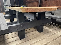Hardhouten picknicktafel 2000mm - afbeelding 3 van  3