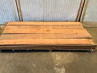 Hardhouten plank 220x20x1,4cm (42x) - afbeelding 1 van  3