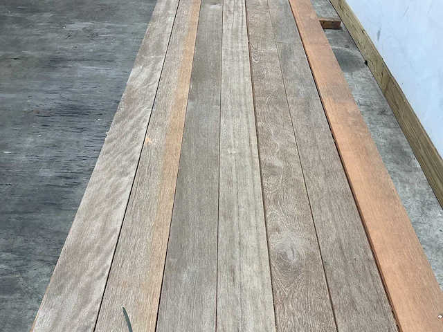 Hardhouten plank 420x14,5x1,5 cm (77x) - afbeelding 2 van  5