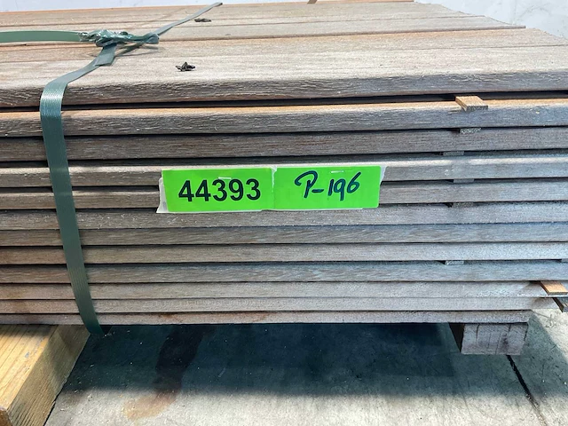 Hardhouten plank 420x14,5x1,5 cm (77x) - afbeelding 5 van  5