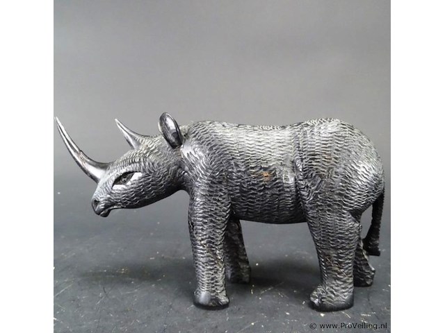 Hardhouten rhinoceros - afbeelding 2 van  5