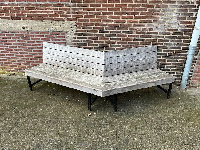 Hardhouten terrasbank - afbeelding 2 van  8