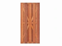 Hardhouten tuinpoort - 100x180 cm - afbeelding 1 van  1