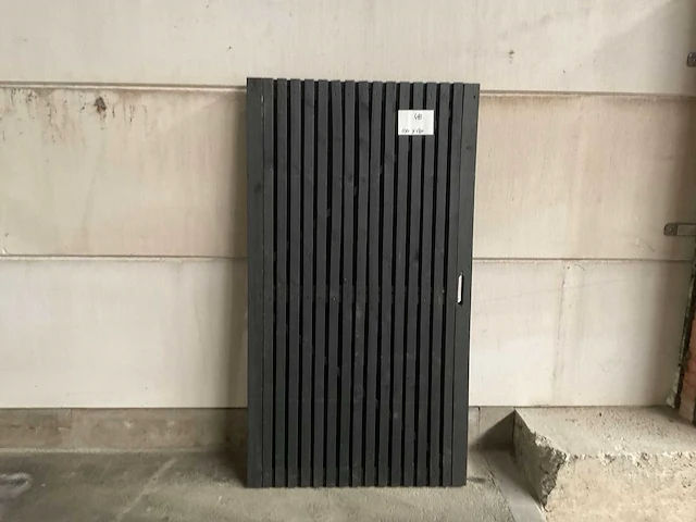 Hardhouten tuinpoort 100x180 cm - afbeelding 1 van  3