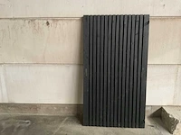 Hardhouten tuinpoort 100x180 cm - afbeelding 3 van  3