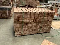 Hardhouten tuinscherm 130x180 cm (10x) - afbeelding 4 van  5
