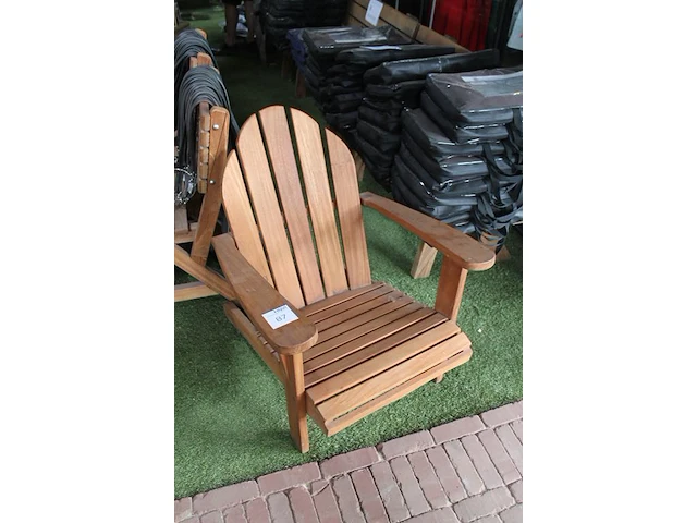 Hardhouten tuinstoel 73 x 85 x 87 cm. - afbeelding 2 van  2