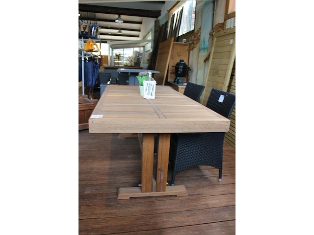 Hardhouten tuintafel. afmeting 184 x 94 x 75 cm. - afbeelding 3 van  3