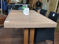 Hardhouten tuintafel. afmeting 184 x 94 x 75 cm. - afbeelding 3 van  3