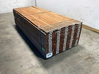 Hardhouten vlonderplank geprofileerd 245x19x2,8 cm (30x) - afbeelding 1 van  5