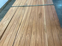 Hardhouten vlonderplank geprofileerd 245x19x2,8 cm (30x) - afbeelding 2 van  5