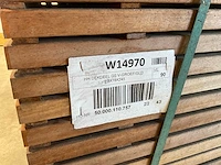Hardhouten vlonderplank geprofileerd 245x19x2,8 cm (30x) - afbeelding 4 van  5