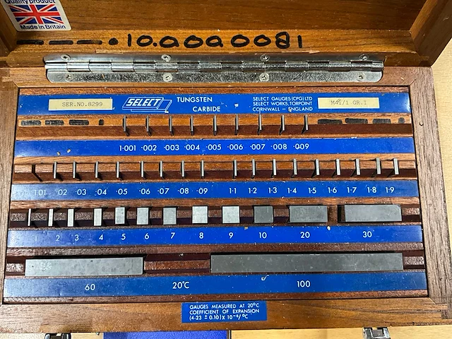 Hardmetalen eindmaten set - afbeelding 2 van  2